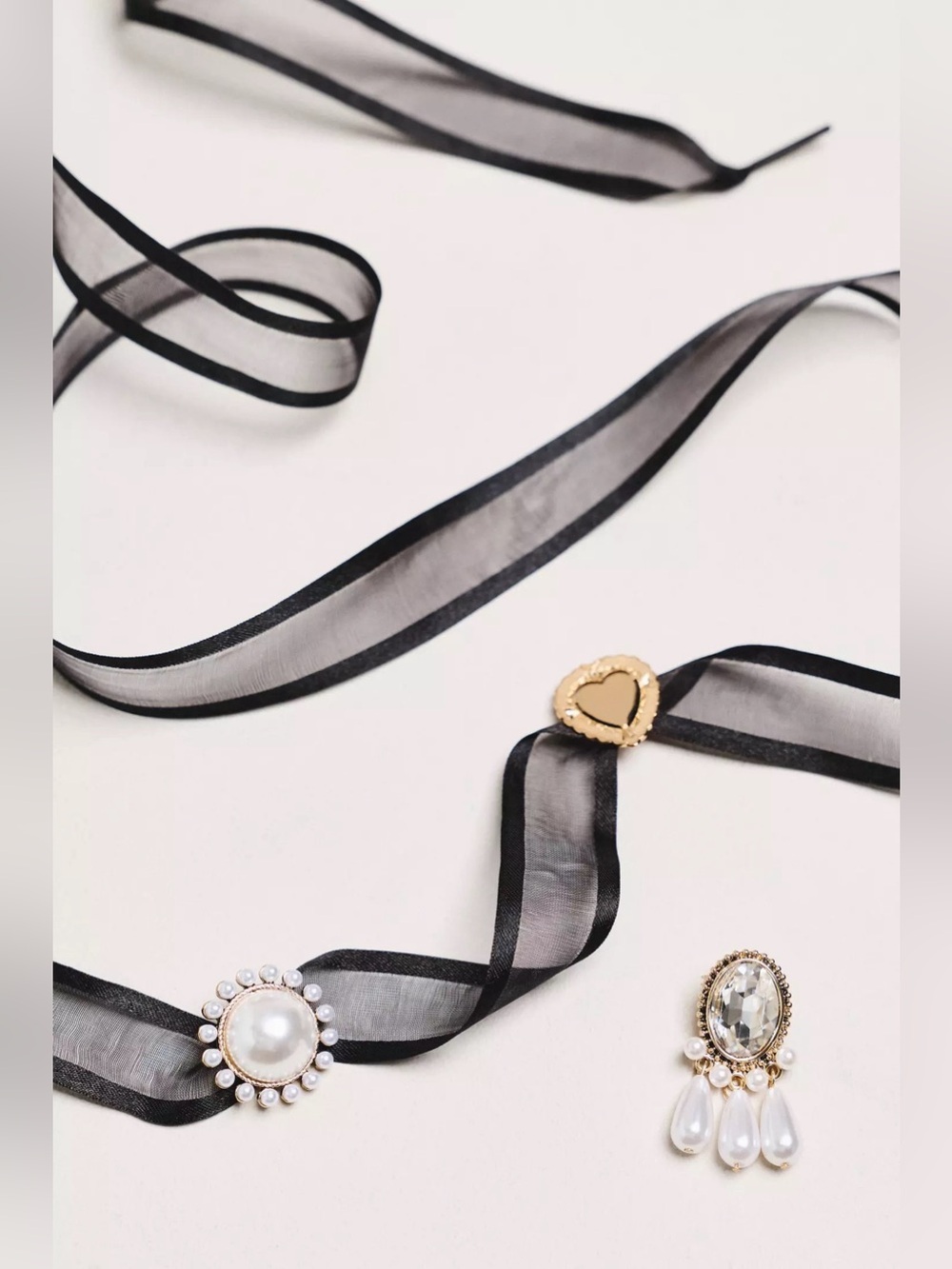 NWT Anthropologie Shoe Charm & Laces Set Black - Picture 6 of 6